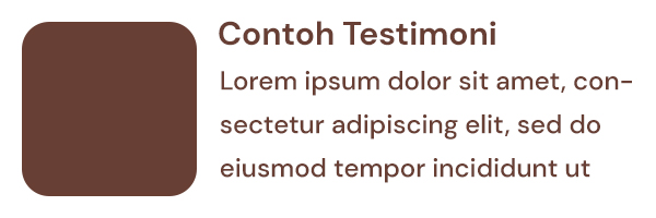 contoh testi